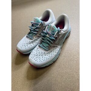 Brooks Glycerin 16 Womens Running Shoes Grey Teal Pink 1202781B115 Size 9